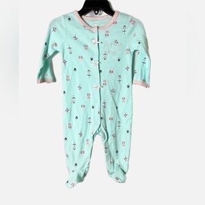 NWT Koala Baby Essentials Long Sleeve Button Down Onesie